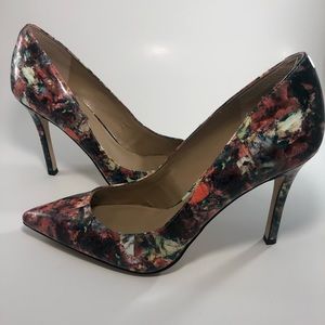 BCBG Floral Heels Size 8